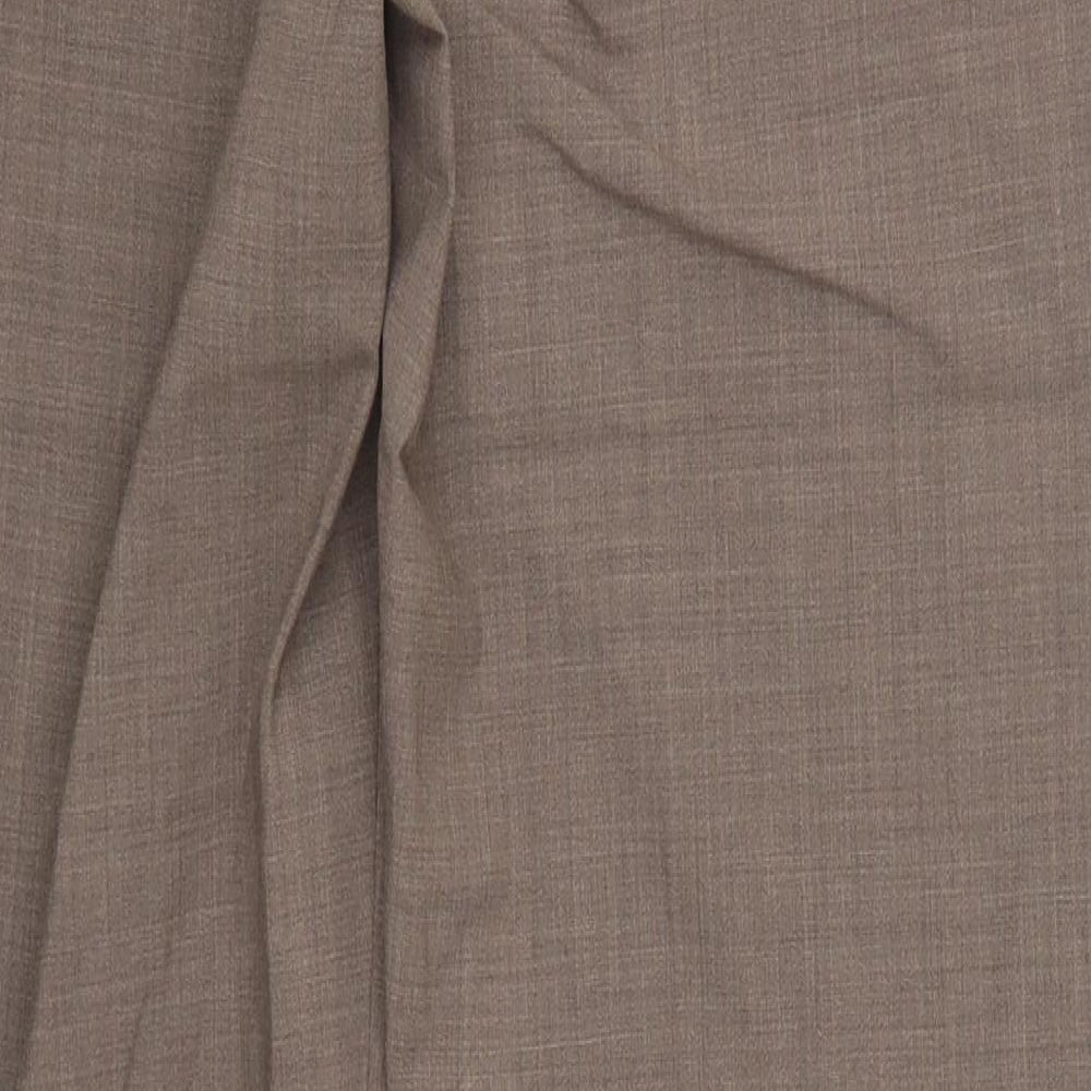 Planet Womens Brown   Trousers  Size 14 L32 in