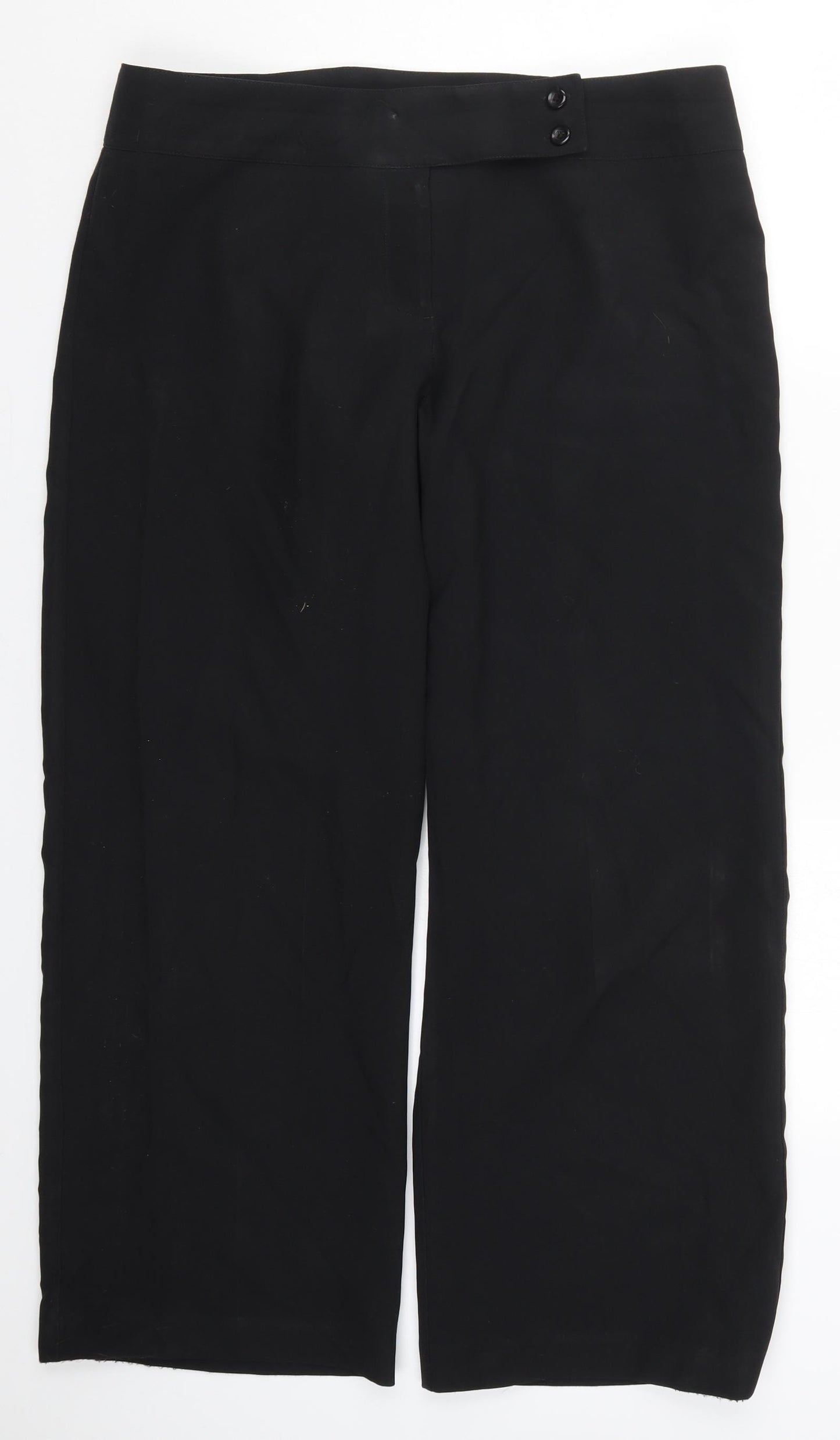 George Womens Black   Trousers  Size 16 L29 in