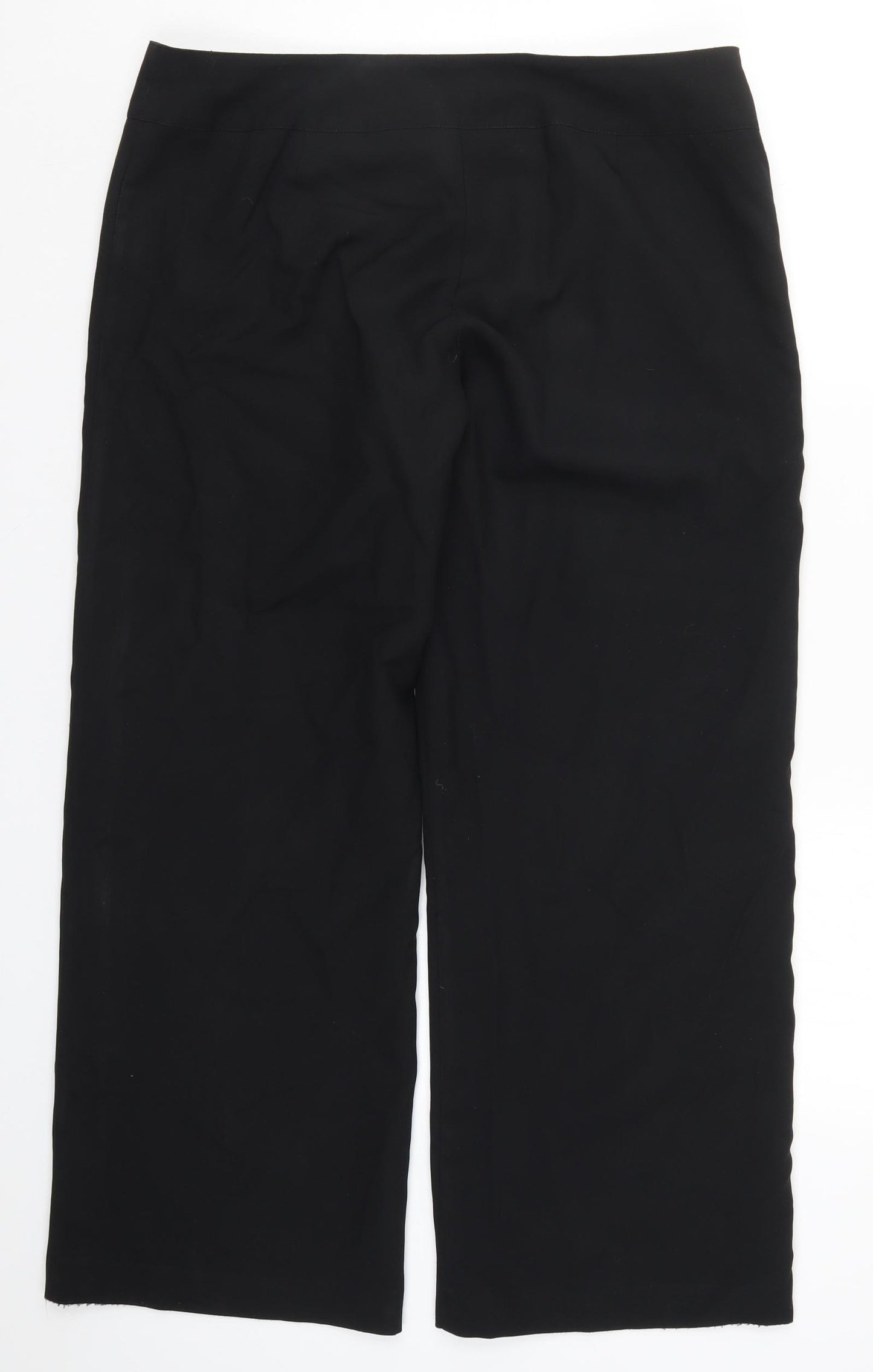 George Womens Black   Trousers  Size 16 L29 in
