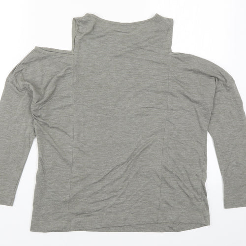 Zara Womens Grey   Basic T-Shirt Size S