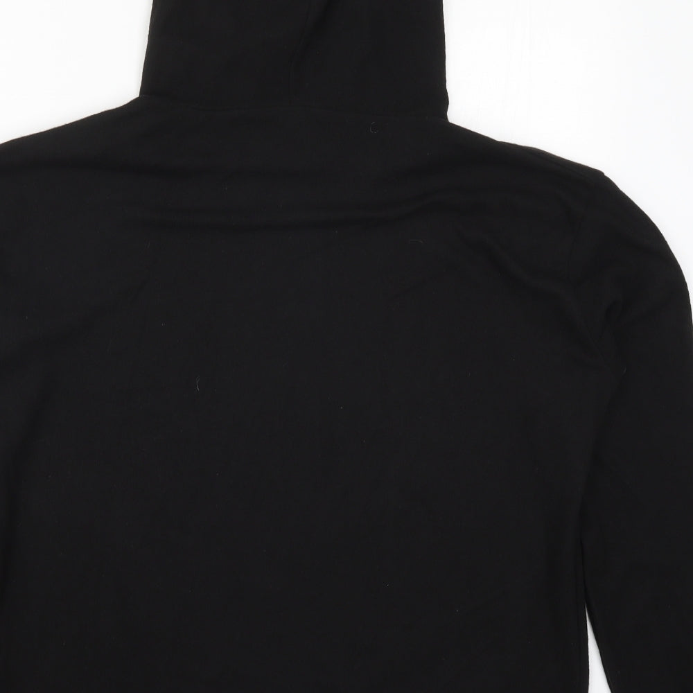 Boohoo Womens Black   Pullover Hoodie Size 18