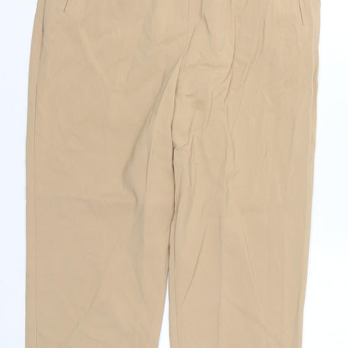 Preworn Womens Beige   Trousers  Size 18 L24.5 in