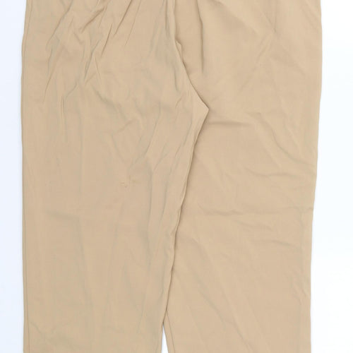 Preworn Womens Beige   Trousers  Size 18 L24.5 in