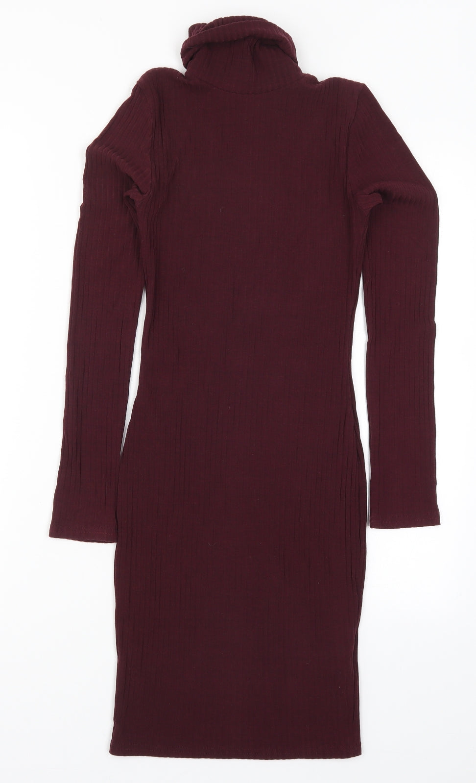 New Look Womens Red   Bodycon  Size 10  - Burgundy