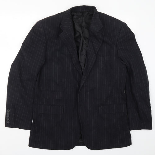 Taylor & Reece Mens Beige Striped  Jacket Suit Jacket Size L