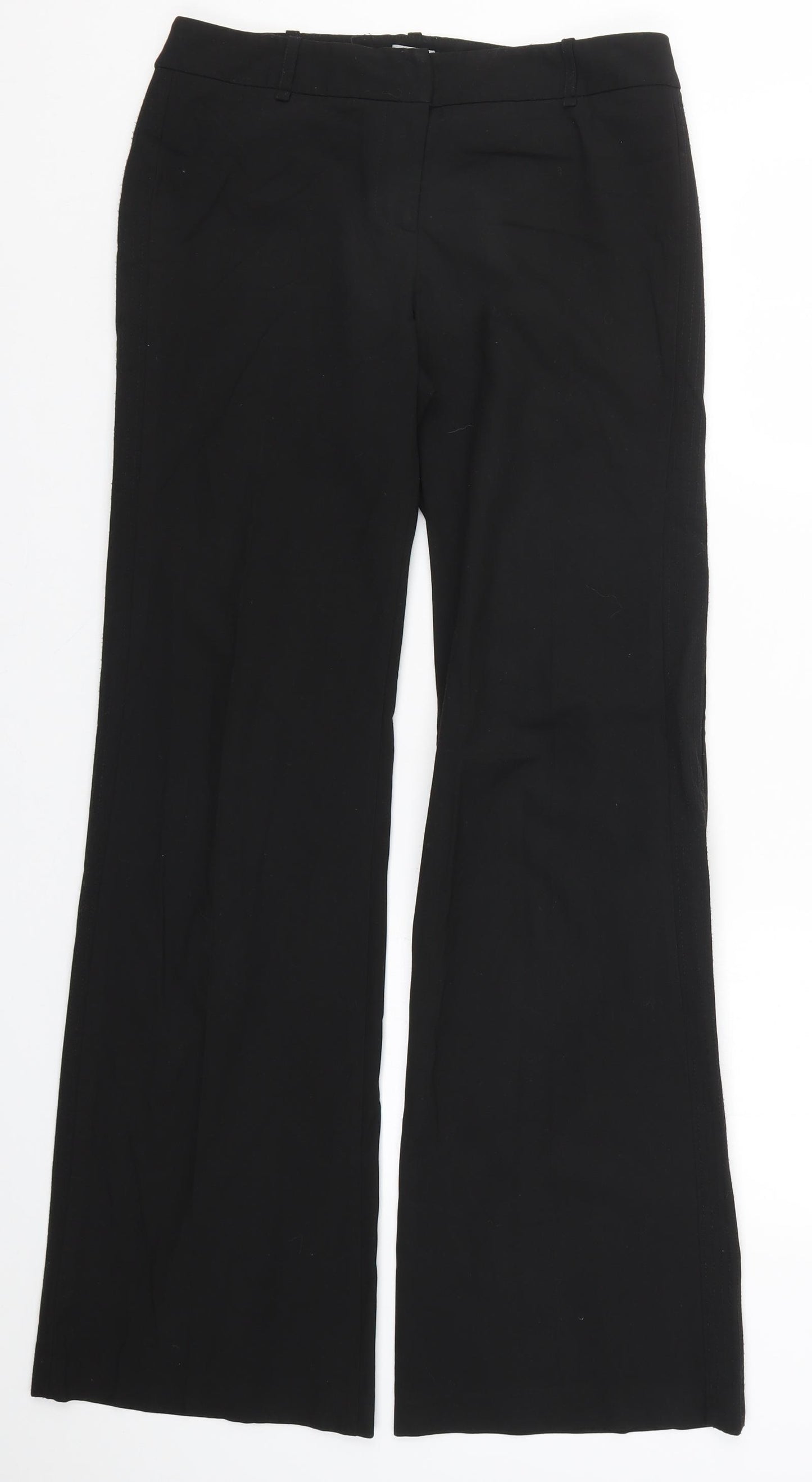 Oasis Womens Black   Trousers  Size 10 L33 in