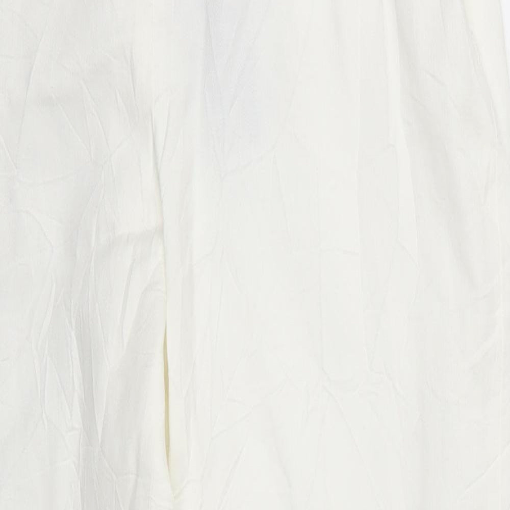 Precis Womens White   Trousers  Size 12 L26.5 in