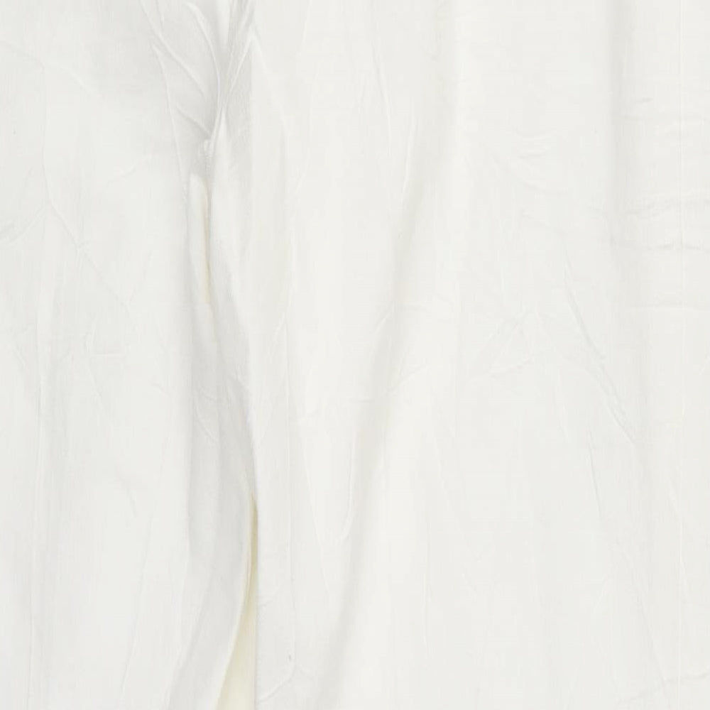 Precis Womens White   Trousers  Size 12 L26.5 in
