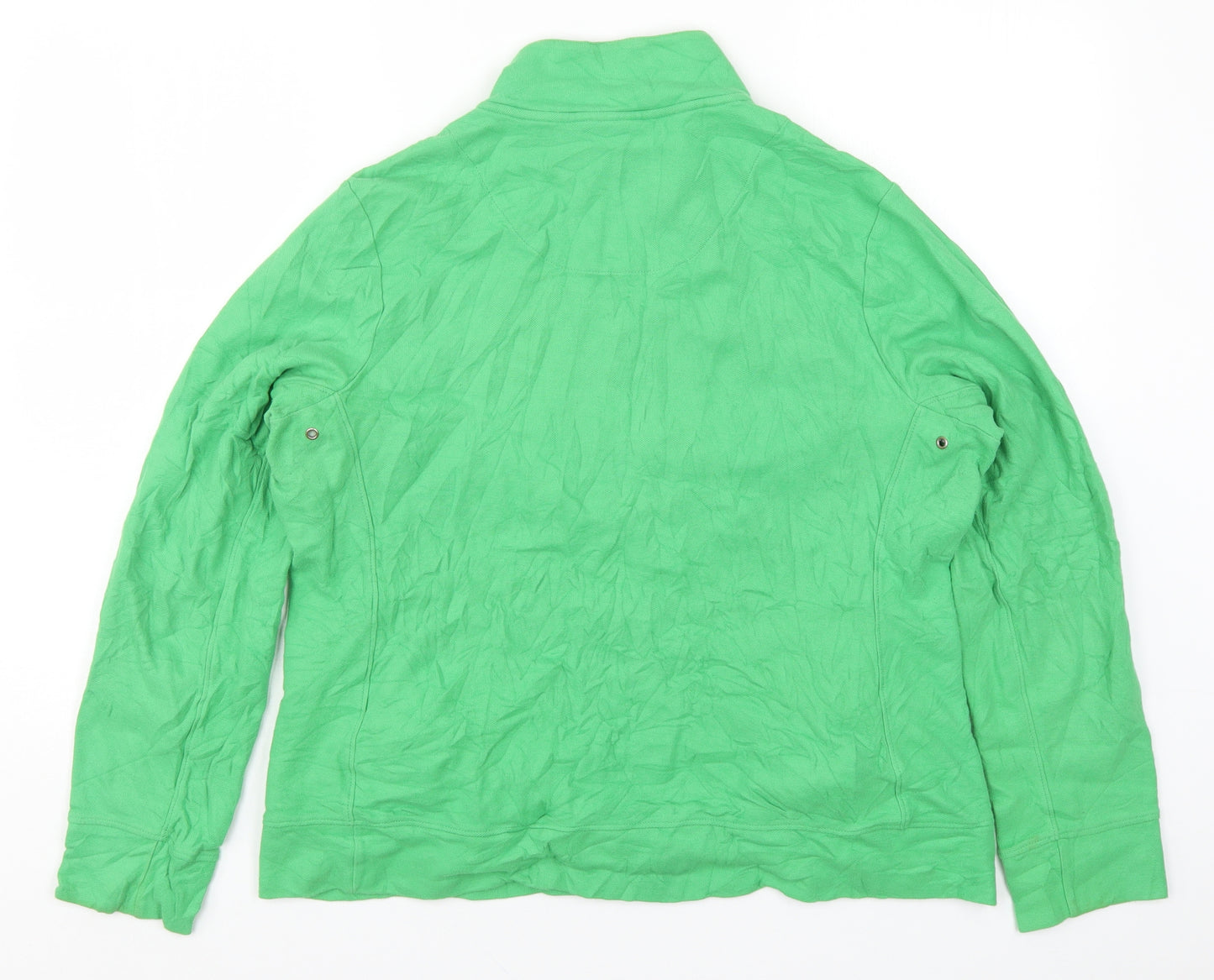 Croft & Barrow Womens Green   Basic T-Shirt Size L