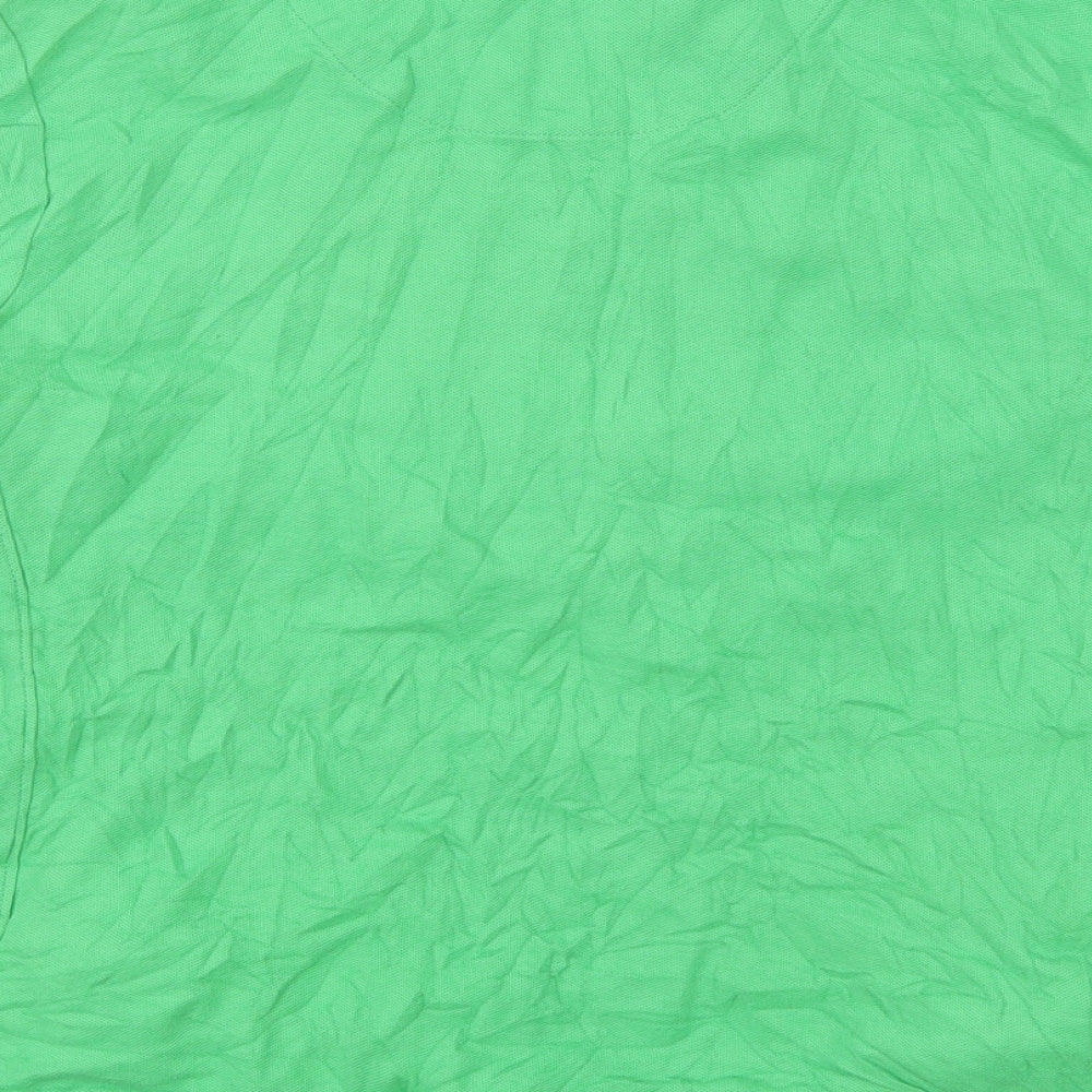 Croft & Barrow Womens Green   Basic T-Shirt Size L