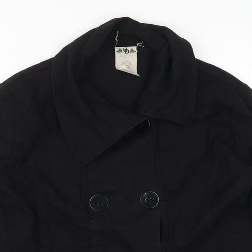 Evie Womens Black   Jacket Coat Size 16