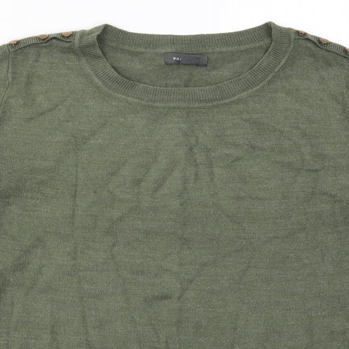 Primark Womens Green  Knit Pullover Jumper Size 14
