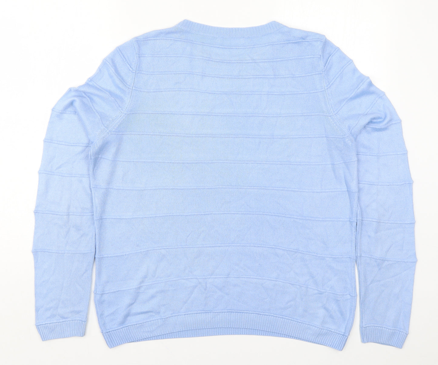 Marks and Spencer Womens Blue  Knit Pullover Jumper Size 14