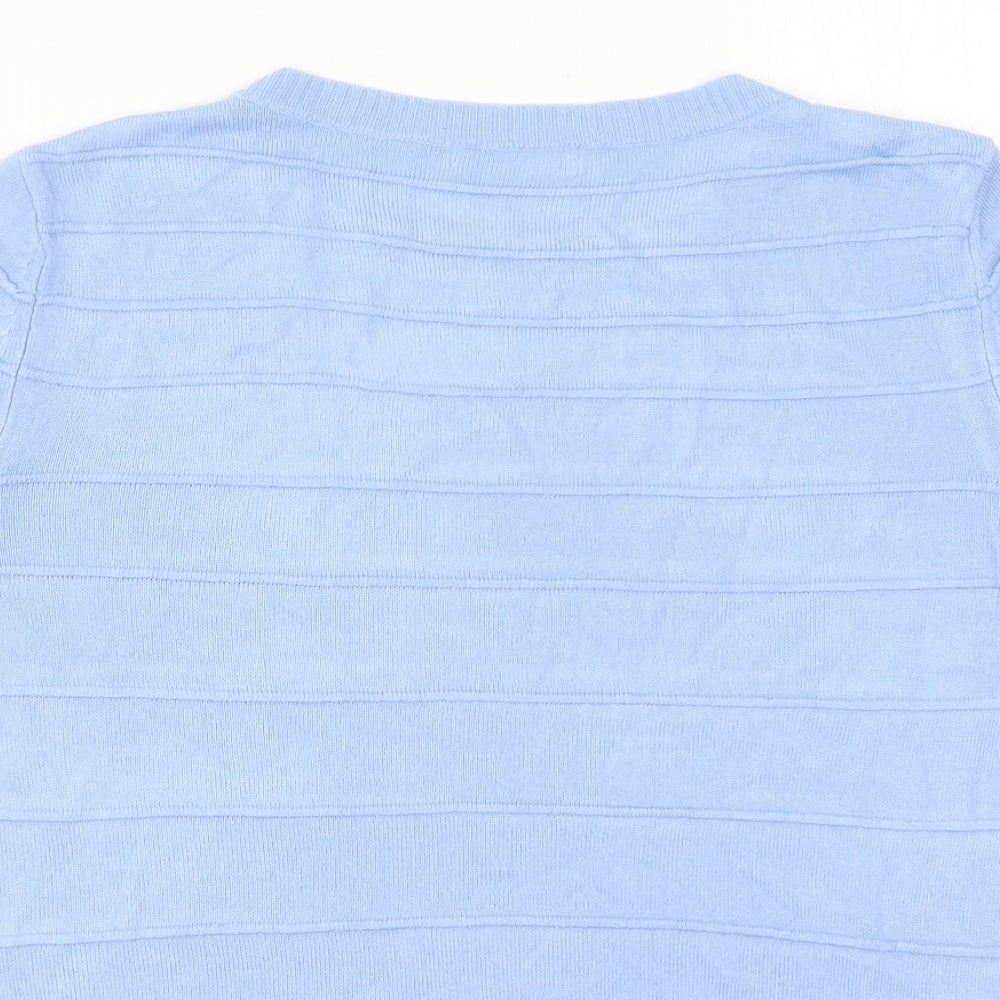 Marks and Spencer Womens Blue  Knit Pullover Jumper Size 14