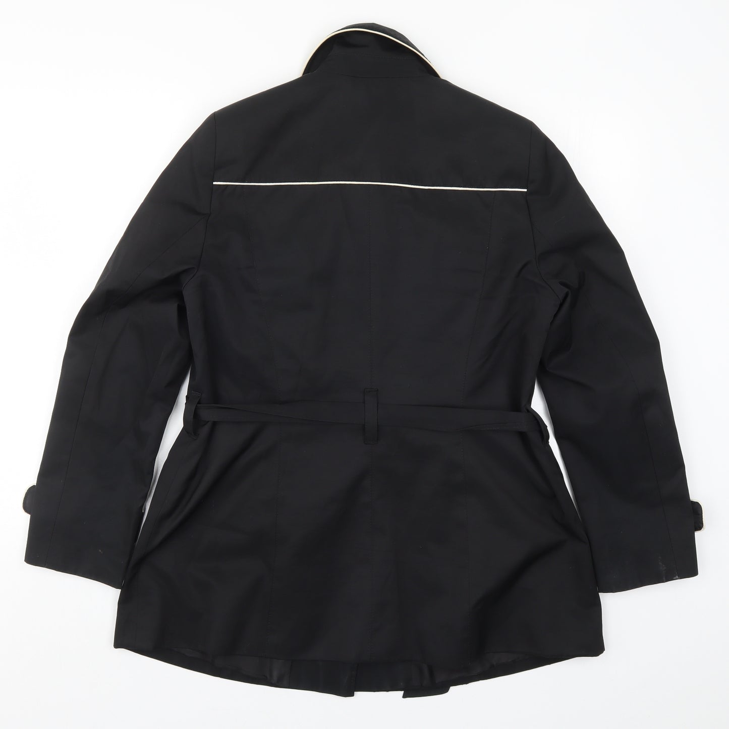 Principles Womens Black   Pea Coat Coat Size 14