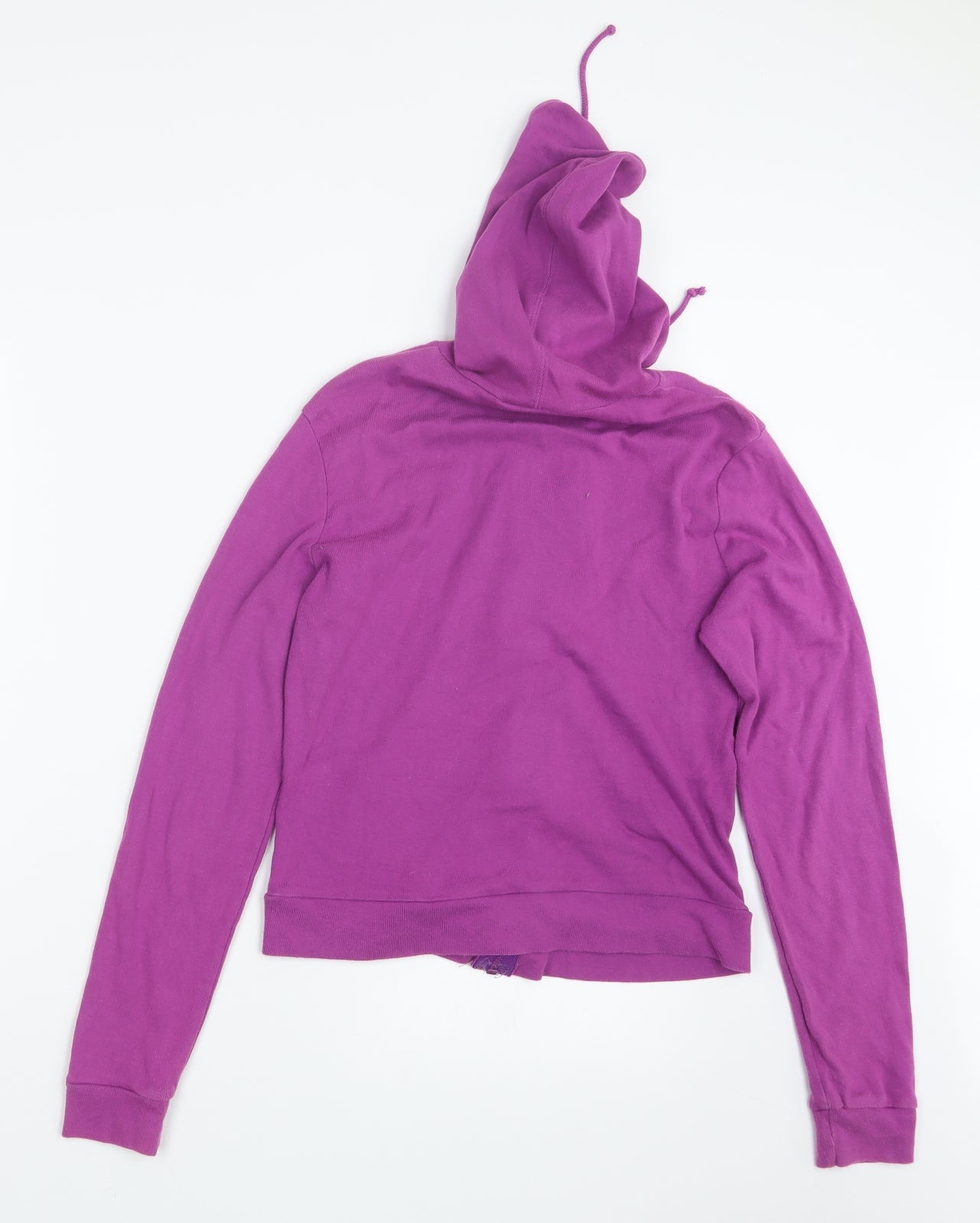 Warehouse Womens Purple   Full Zip Hoodie Size 14