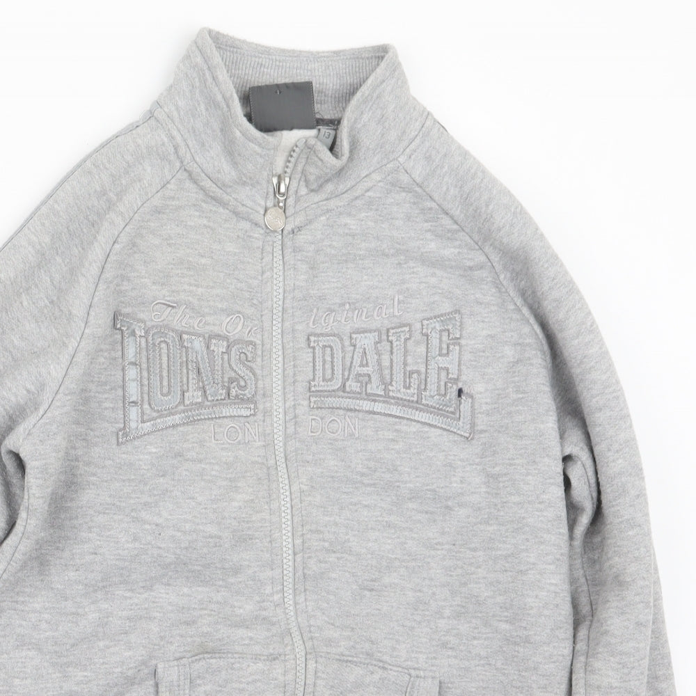 Lonsdale Girls Grey   Jacket  Size 13 Years