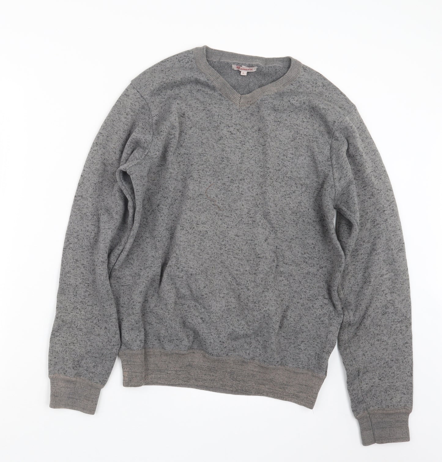 essentiel Mens Grey   Pullover Jumper Size L