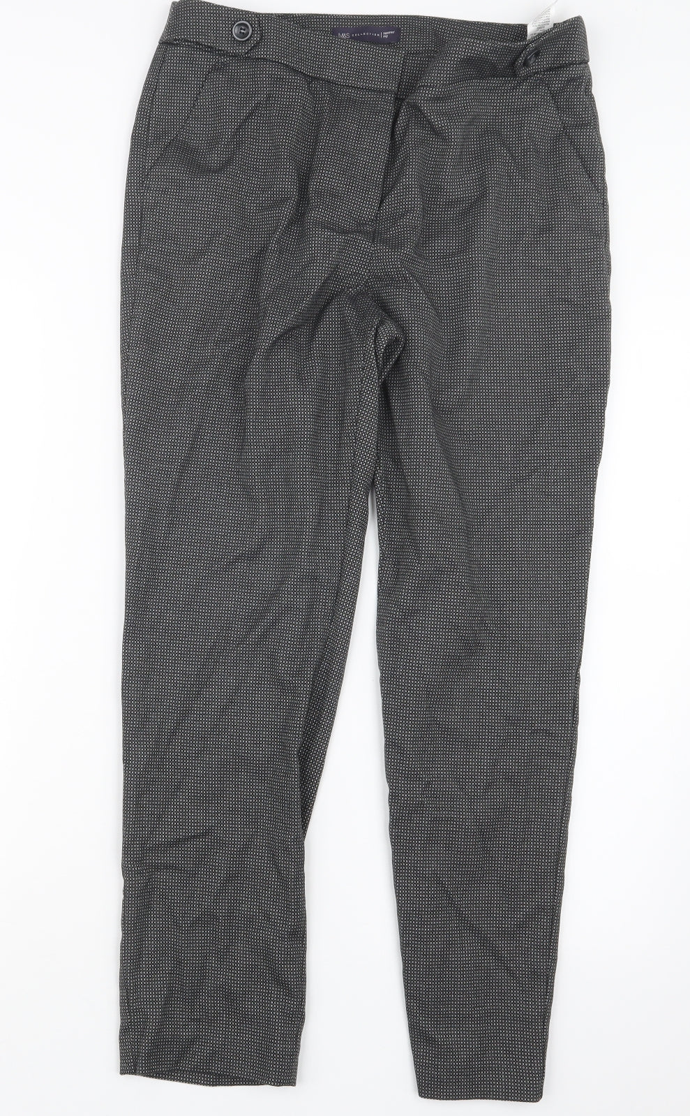 Marks and Spencer Womens Black   Trousers  Size 12 L27 in