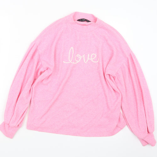 F&F Womens Pink   Pullover Jumper Size 6
