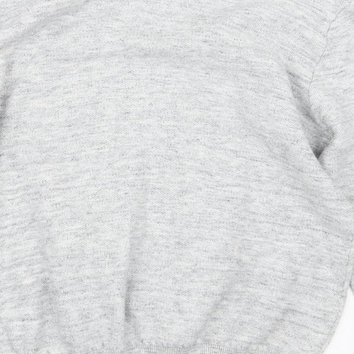 Matalan Mens Grey  Knit Pullover Jumper Size L