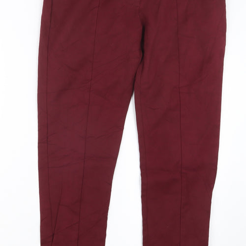 Oasis Womens Red   Trousers  Size 10 L27.5 in