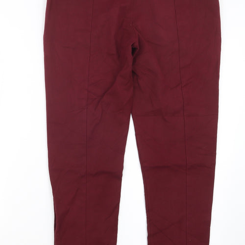 Oasis Womens Red   Trousers  Size 10 L27.5 in