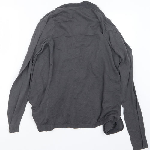 Liz Lange Womens Grey   Cardigan Jumper Size M