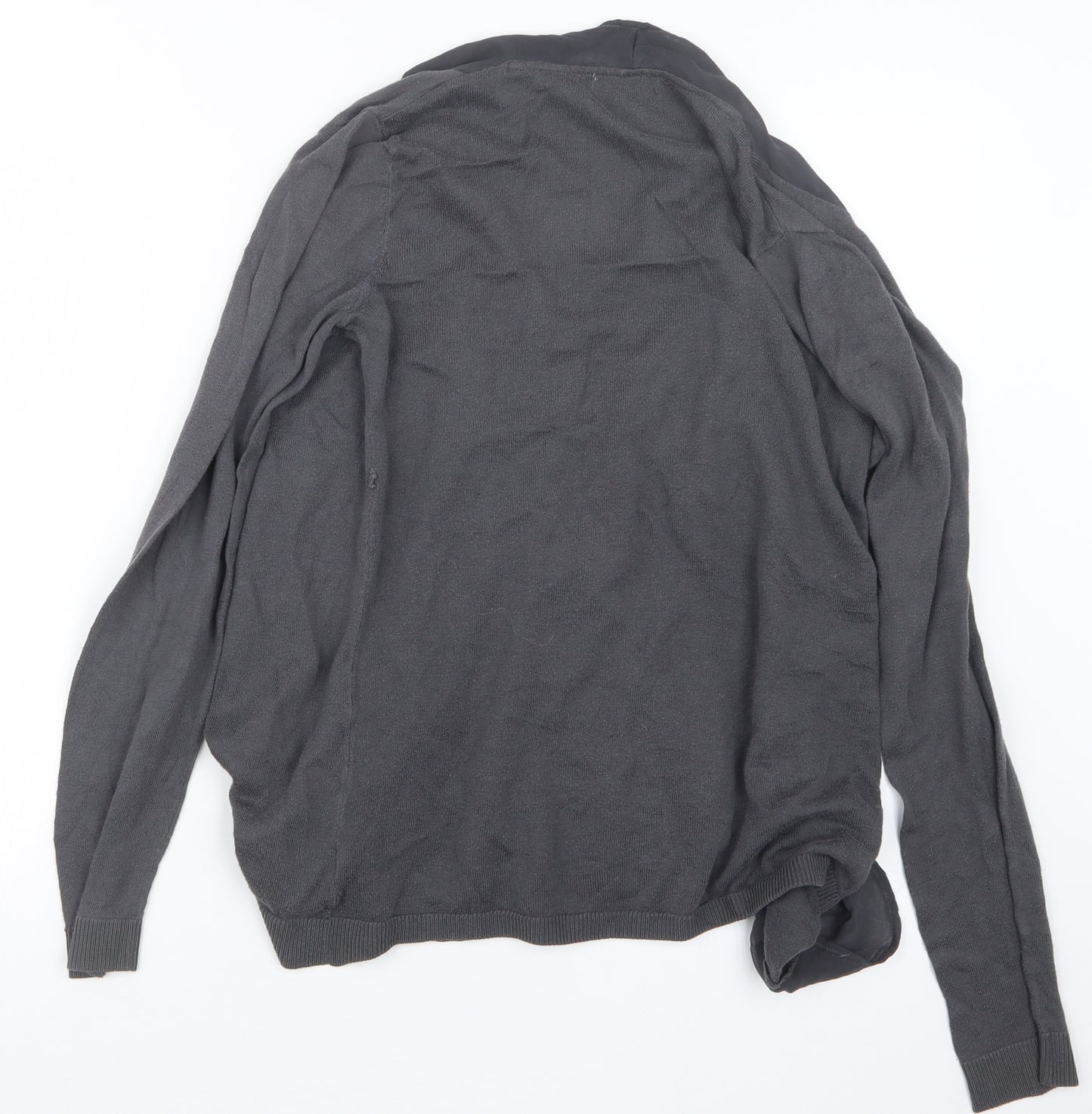 Liz Lange Womens Grey   Cardigan Jumper Size M