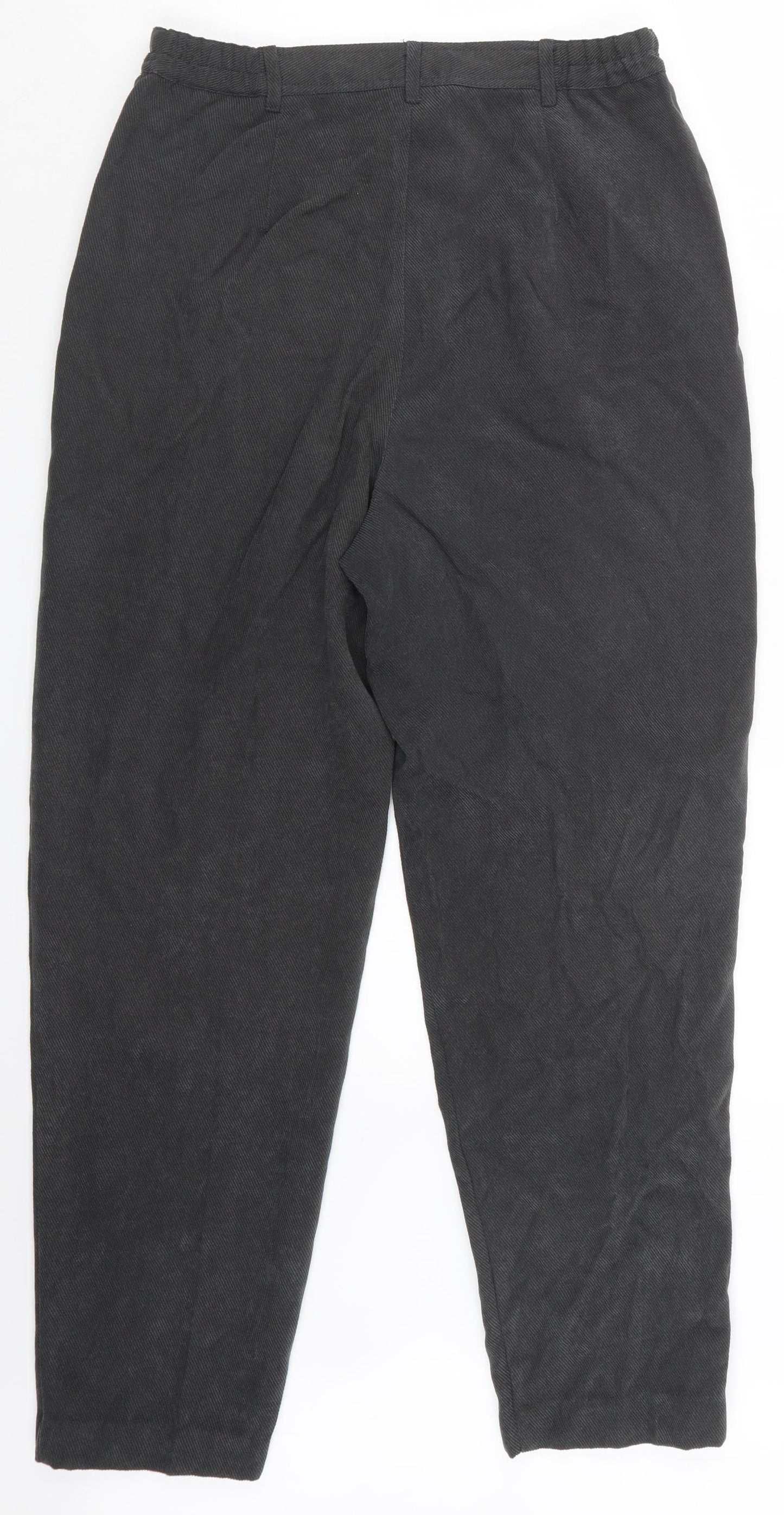 Emreco Womens Grey   Trousers  Size 14 L27 in