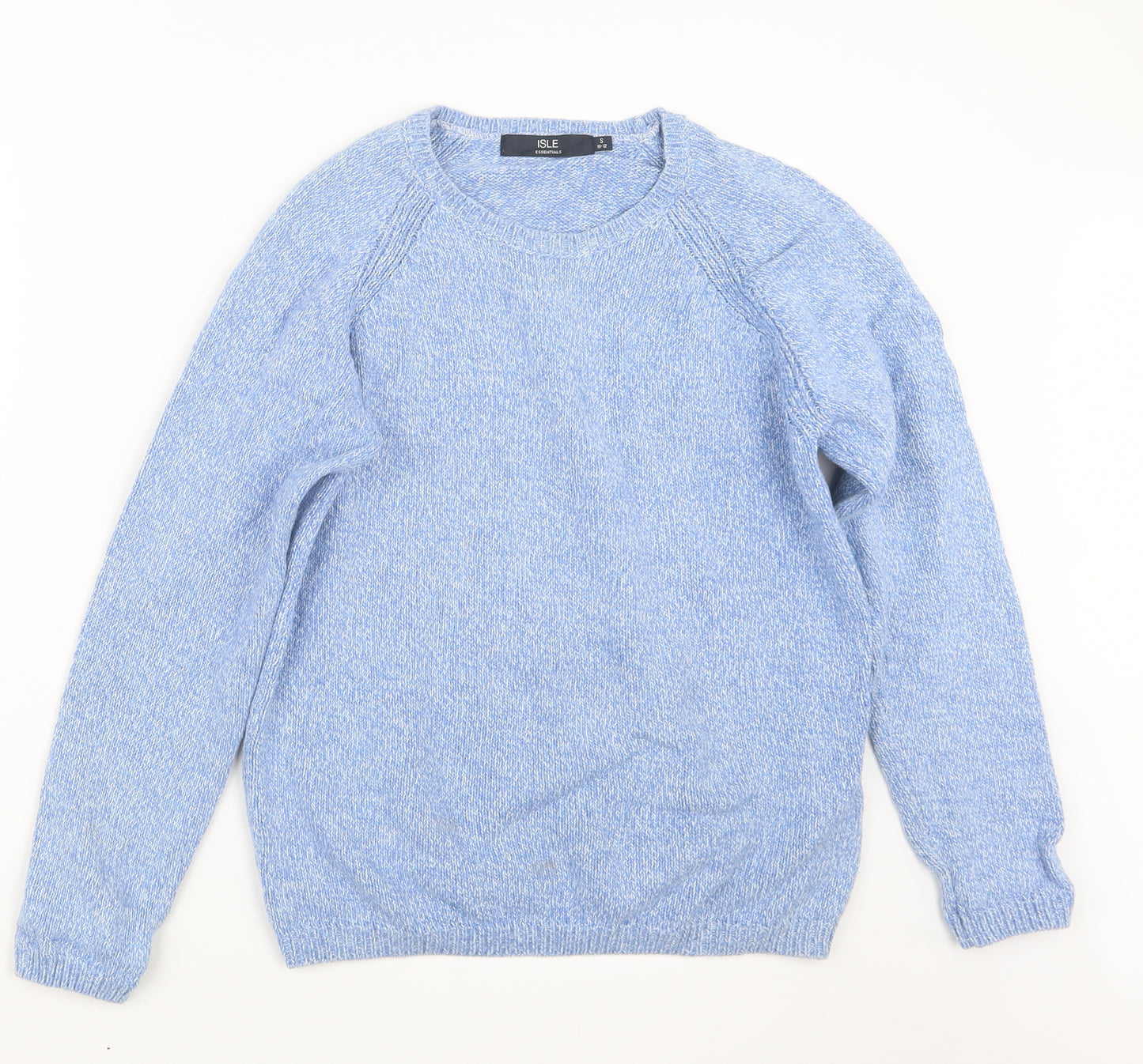 EWM Womens Blue  Knit Pullover Jumper Size 10