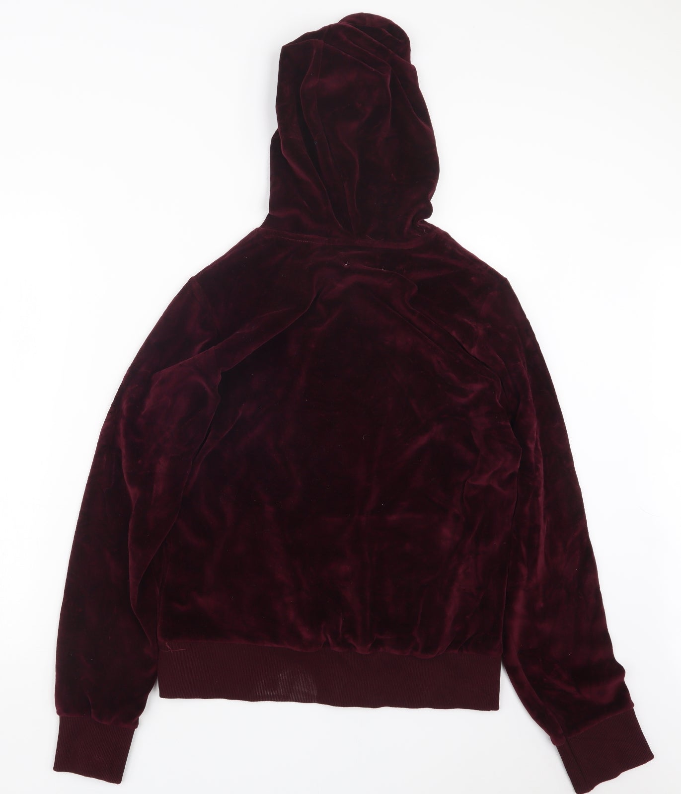 Cedar Wood State Mens Purple  Velvet Pullover Hoodie Size S