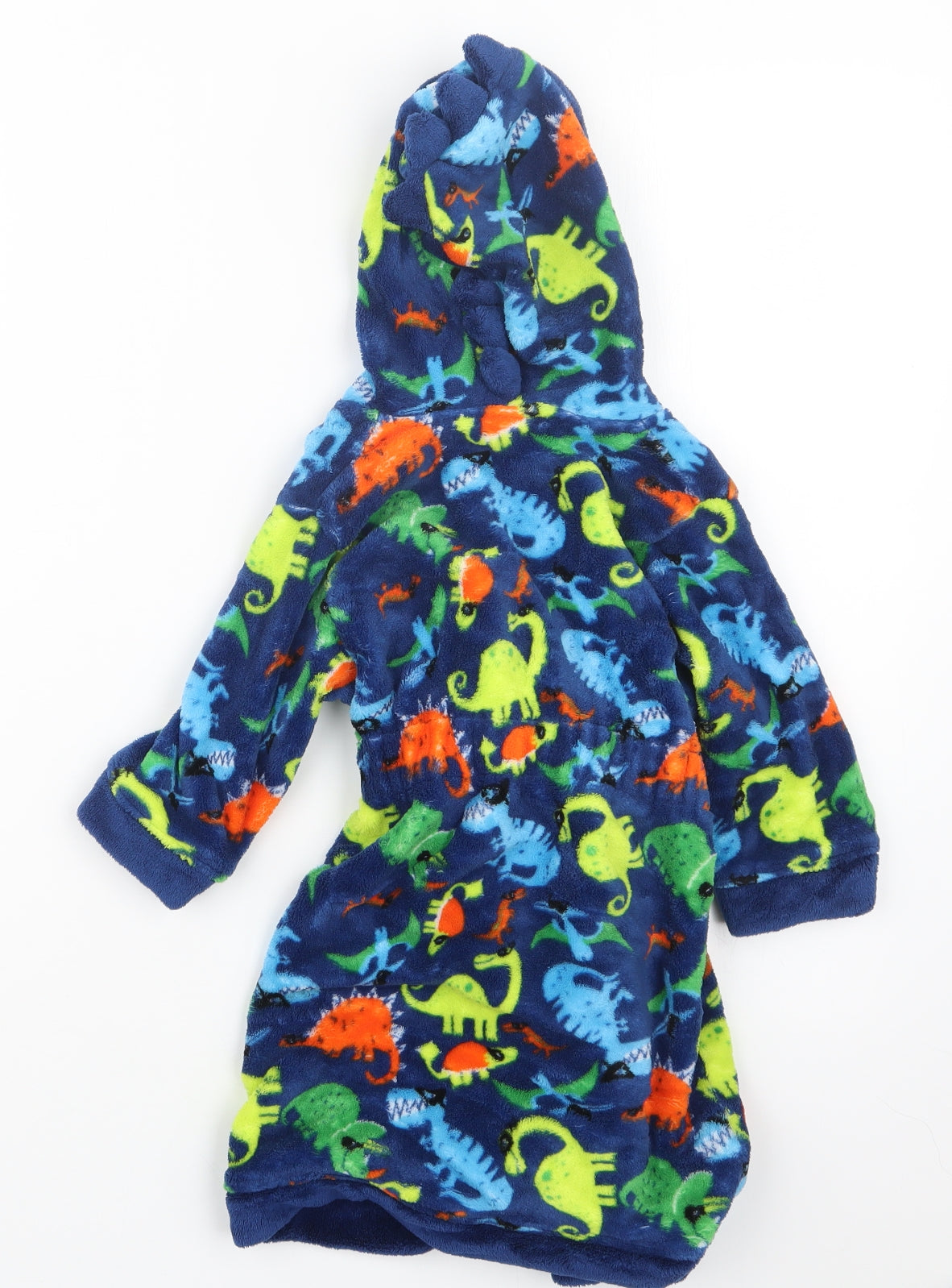 Mini Club  Blue Geometric  Babydoll Robe Size 12-18 Months