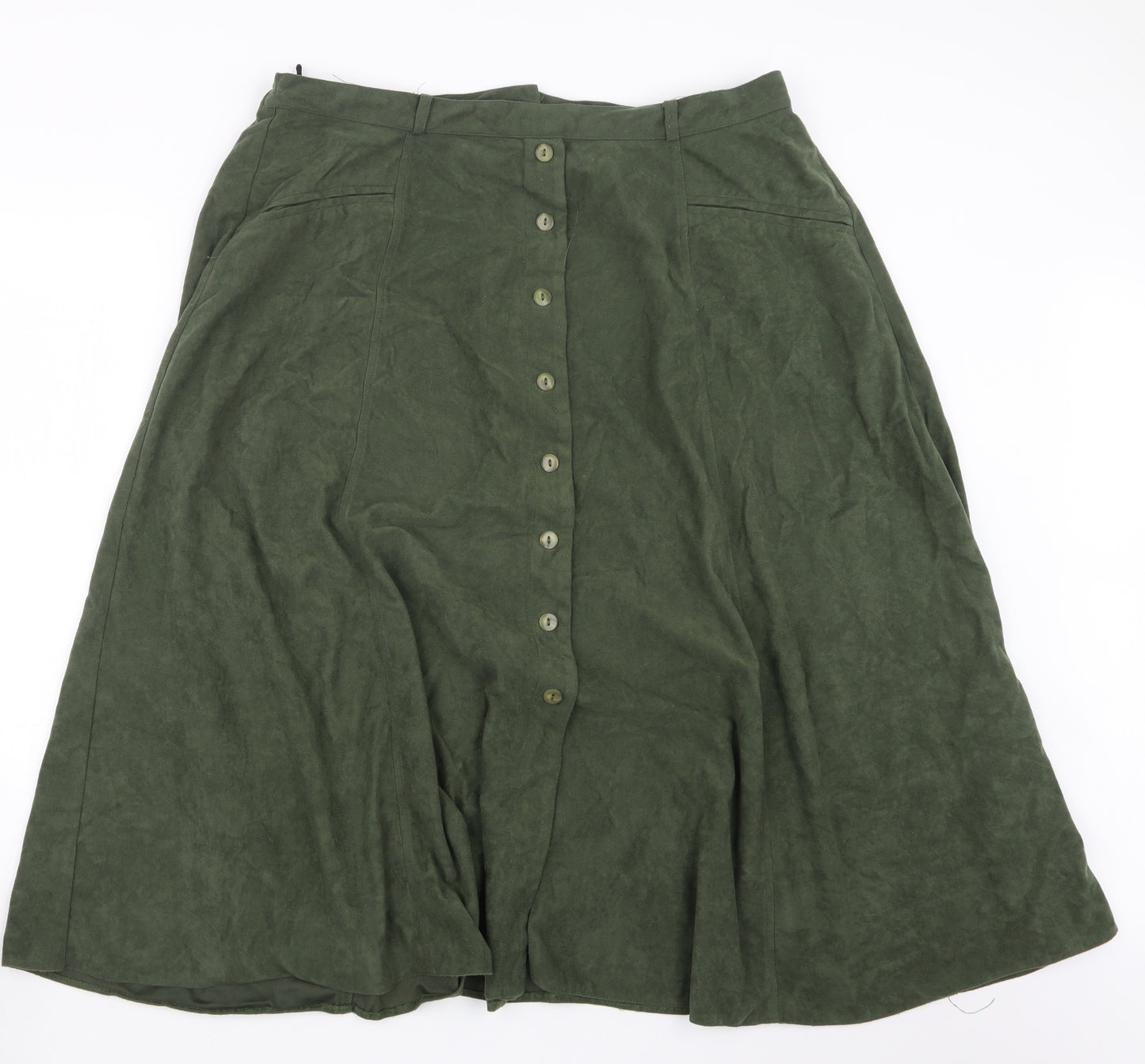 Bonmarché Womens Green   A-Line Skirt Size 20