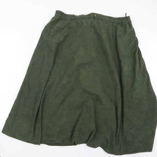 Bonmarché Womens Green   A-Line Skirt Size 20