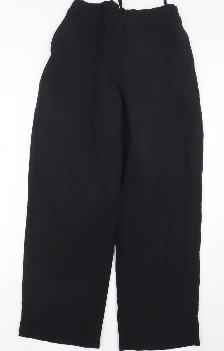 Damart Womens Black Trousers Size 14 L28 in