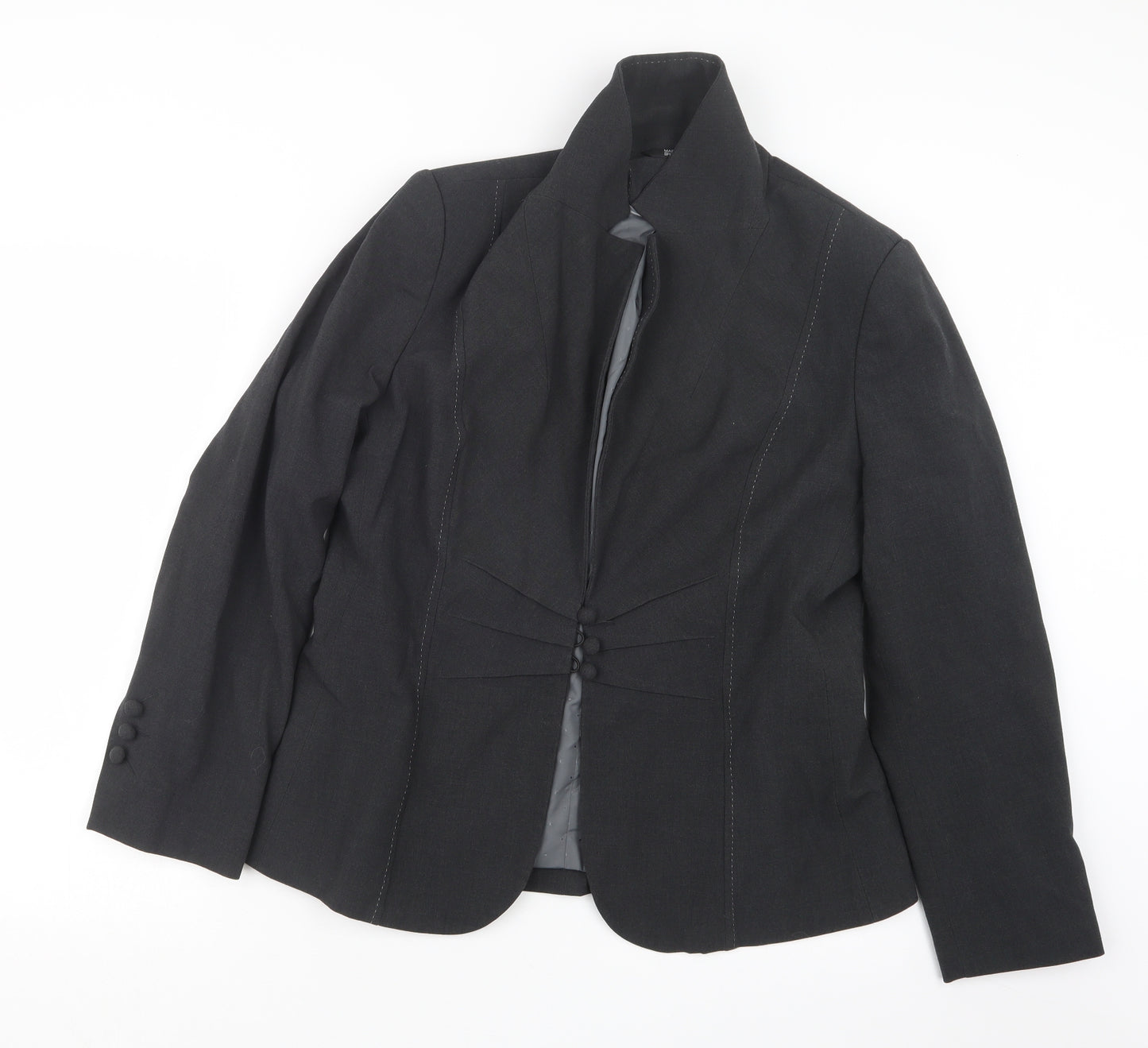Marks and Spencer Womens Grey   Jacket Blazer Size 16