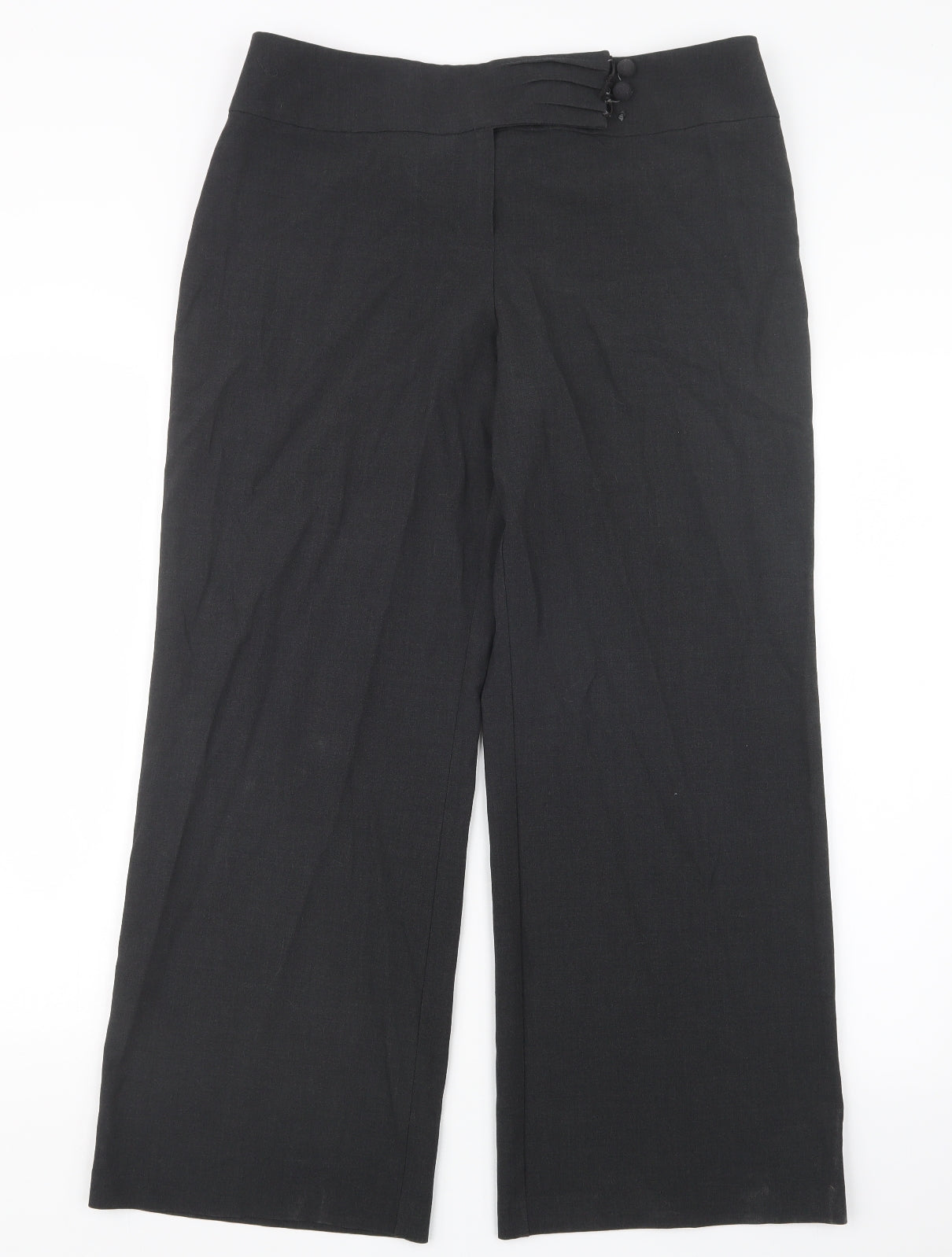 Marks and Spencer Womens Grey   Trousers  Size 14 L27 in