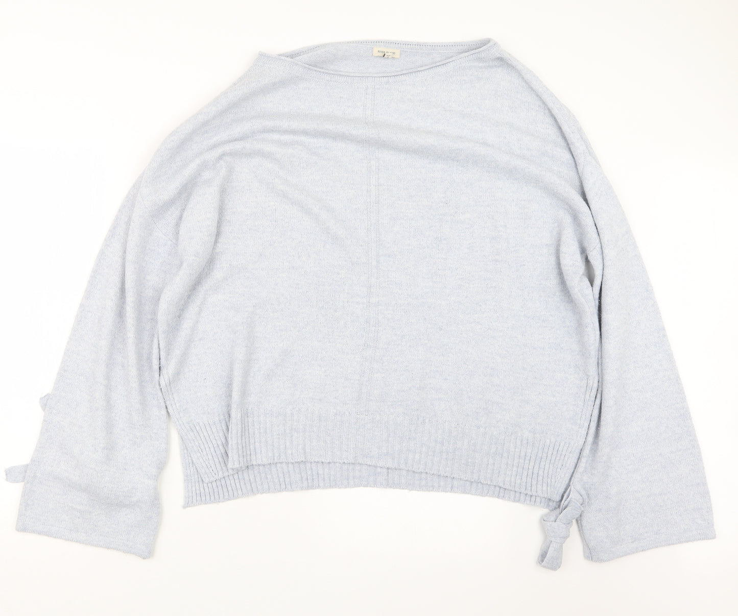 River Island Womens Blue  Knit Pullover Jumper Size M