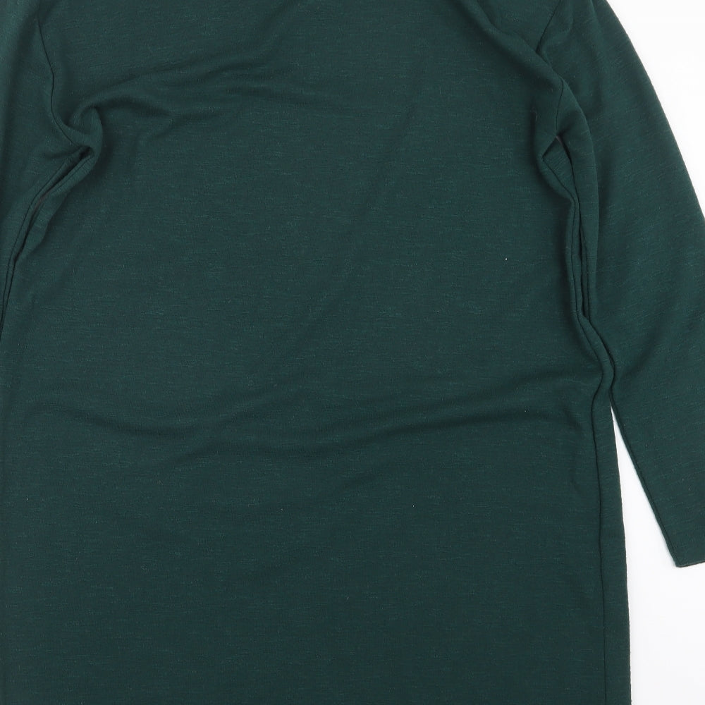 Nutmeg Womens Green   Pullover Jumper Size 14  - Long