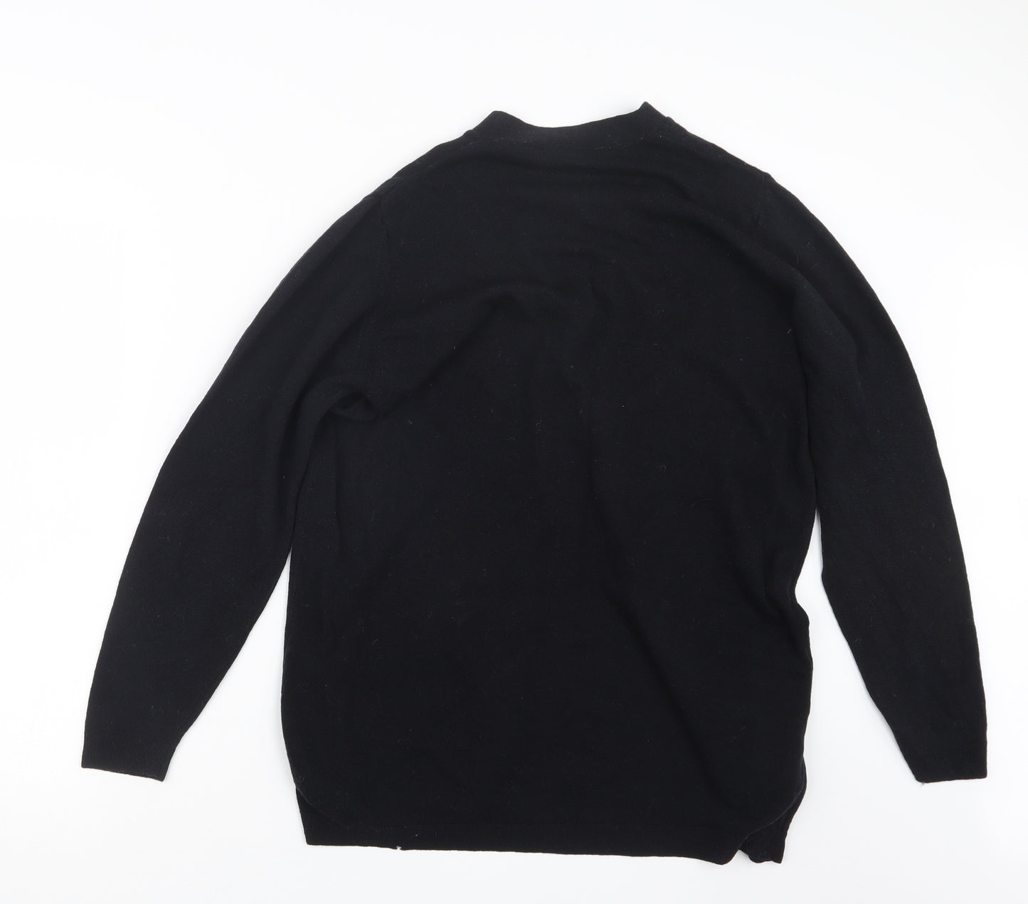Marks and Spencer Womens Black  Knit Cardigan Jumper Size 10