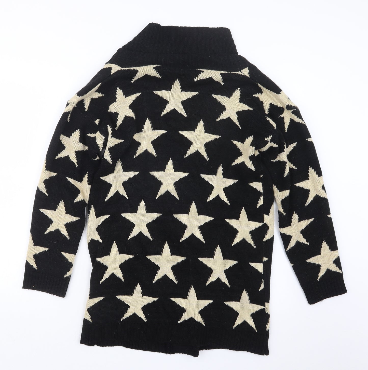 Boohoo Womens Black  Knit Cardigan Jumper Size M