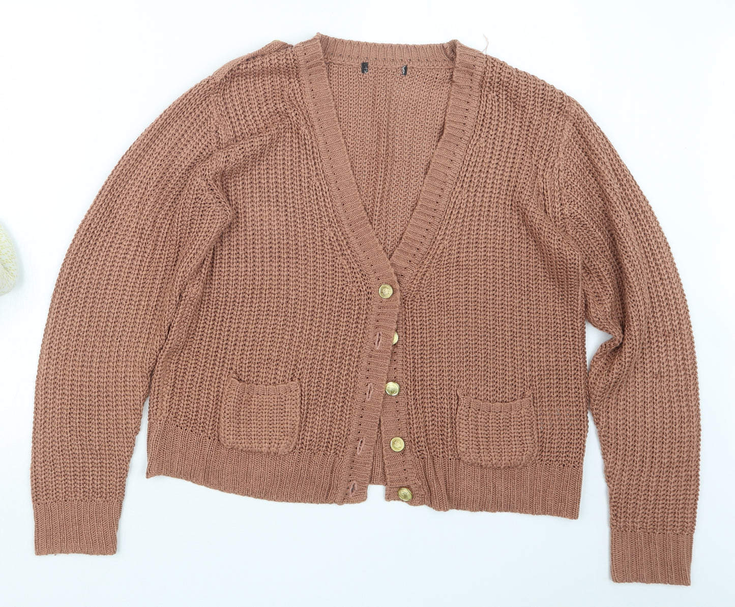 Atmosphere Womens Brown  Knit Cape Jumper Size 18