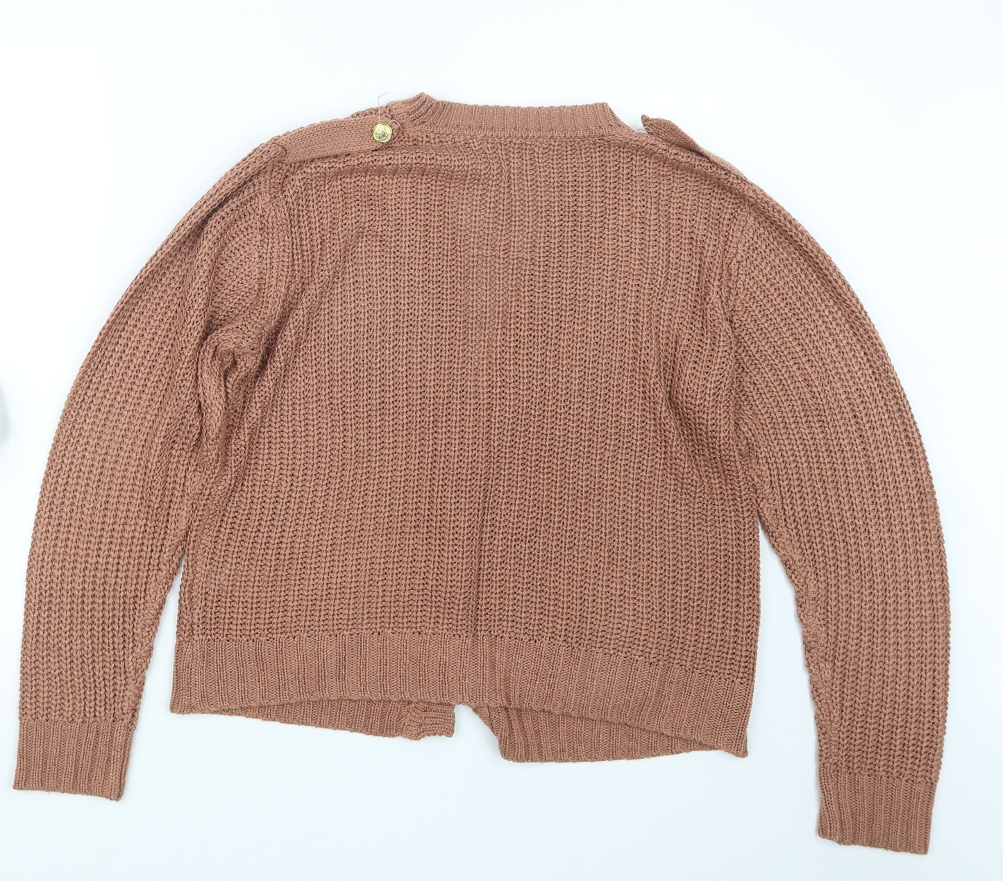 Atmosphere Womens Brown  Knit Cape Jumper Size 18