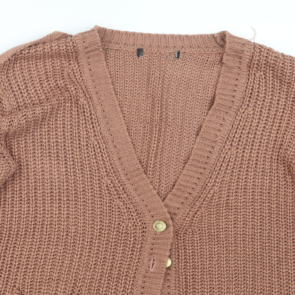 Atmosphere Womens Brown  Knit Cape Jumper Size 18