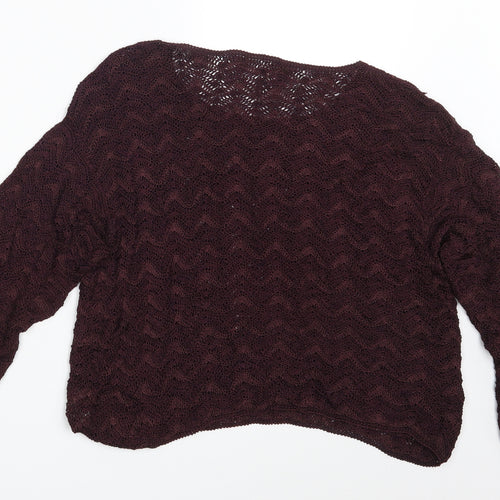 NEXT Womens Purple   Pullover Sweatshirt One Size