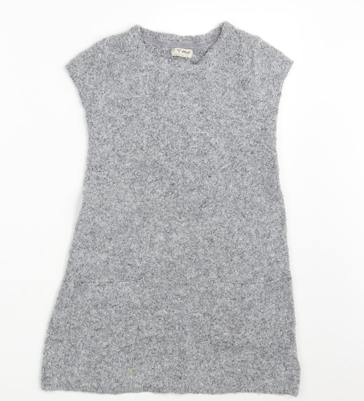 NEXT Girls Grey   Pullover Jumper Size 9 Years