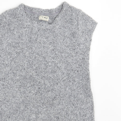 NEXT Girls Grey   Pullover Jumper Size 9 Years