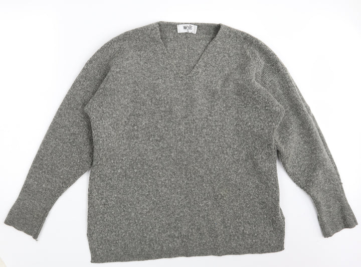 Wallis Womens Grey   Pullover Jumper Size S