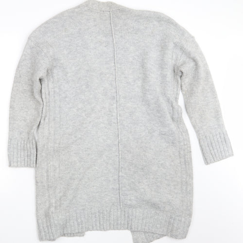 M&S Womens Grey   Wrap Jumper Size S